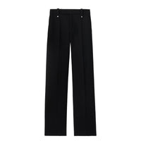 43 qty Pantalon de costume en laine - Black