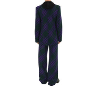 13 qty Veste de costume en laine Check - Deep Royal Check