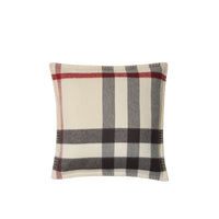 42 qty Coussin en cachemire à motif check - Stone