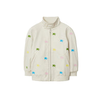 24 qty Veste Harrington en coton à motif cavalier - Wheat