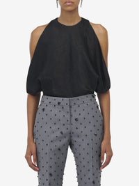 Pantalon avec poches en laine - Grey Melange