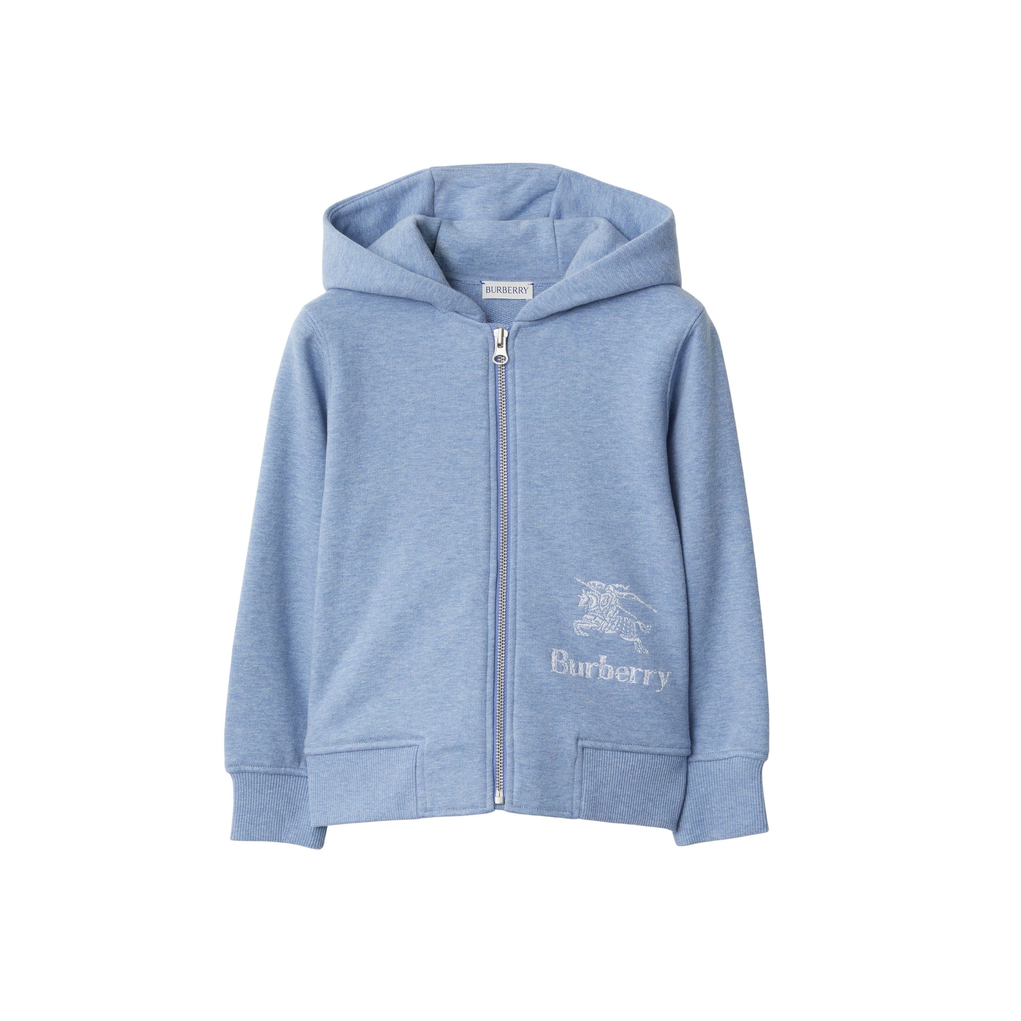 24 qty Sweat à capuche zippé - Light Blue Melange