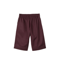 6 qty Pantalon à plis en coton - Deep Mahogany