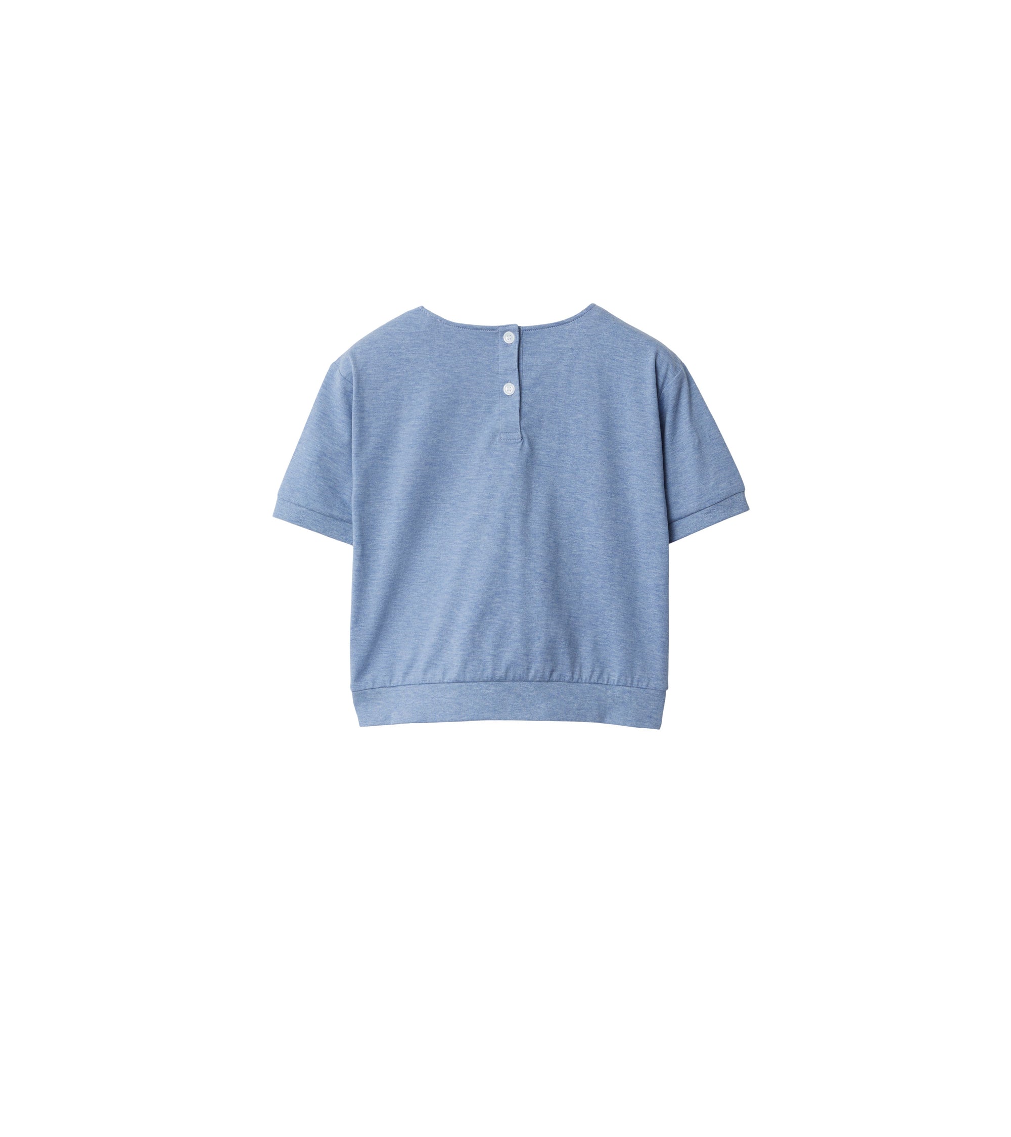 33 qty T-shirt en coton - Light Blue Melange