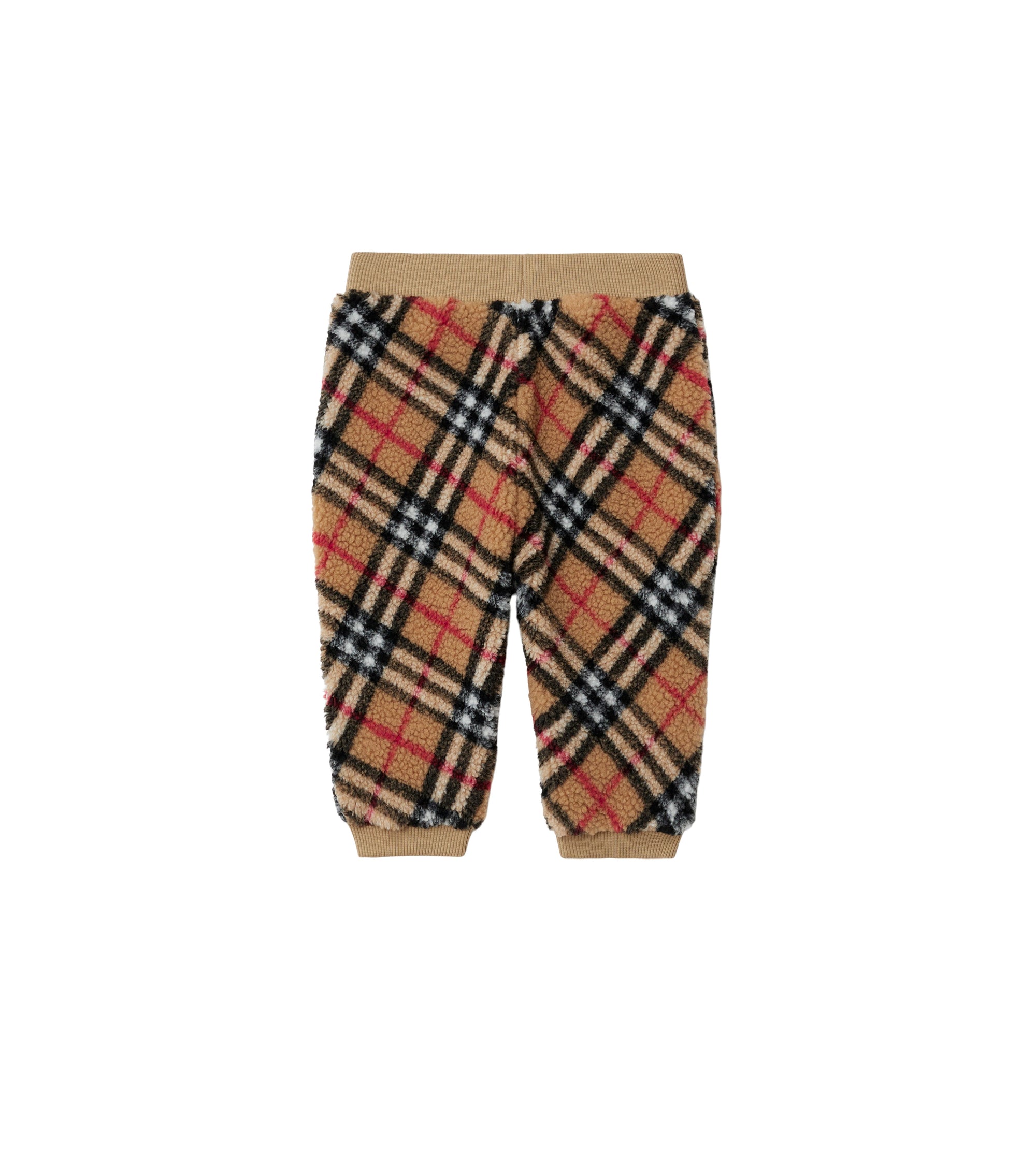 10 qty Pantalon de survêtement en molleton à motif check - Archive Beige Check