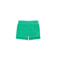 23 qty Short en coton éponge mélangé - Bright Jade