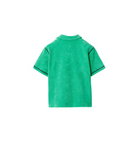 37 qty Polo en coton éponge mélangé - Bright Jade