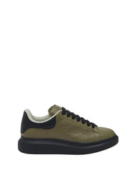 Sneakers avec logo en peau lainée - Mud Black Black