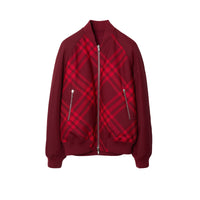 18 qty Bombers réversible à motif check - Rple Check