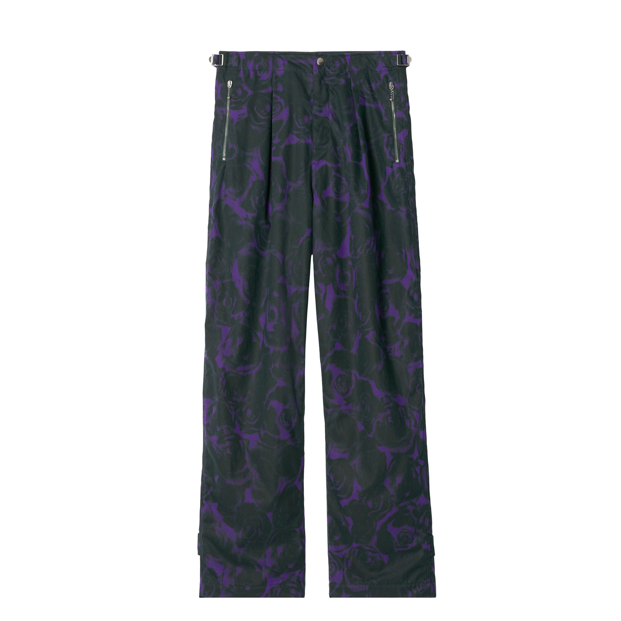 8 qty Pantalon en coton ciré à imprimé roses - Vine Pattern