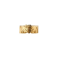 77 qty Bague Rose strié - Gold