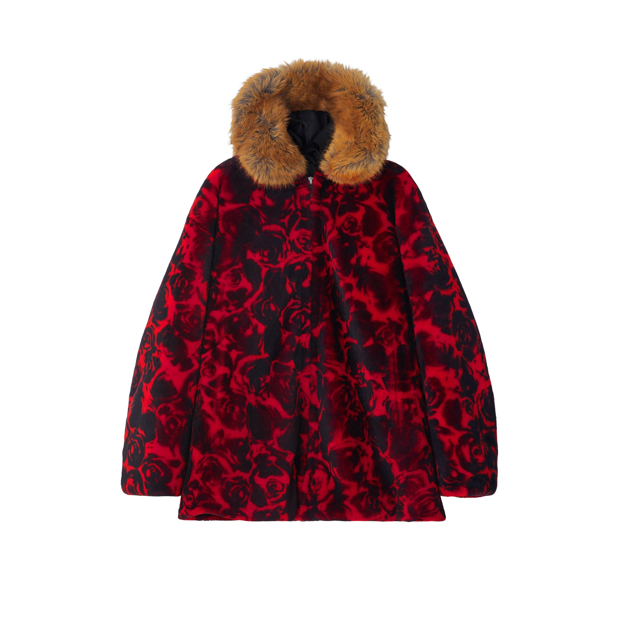 10 qty Parka en shearling à imprimé roses - Pillar Pattern