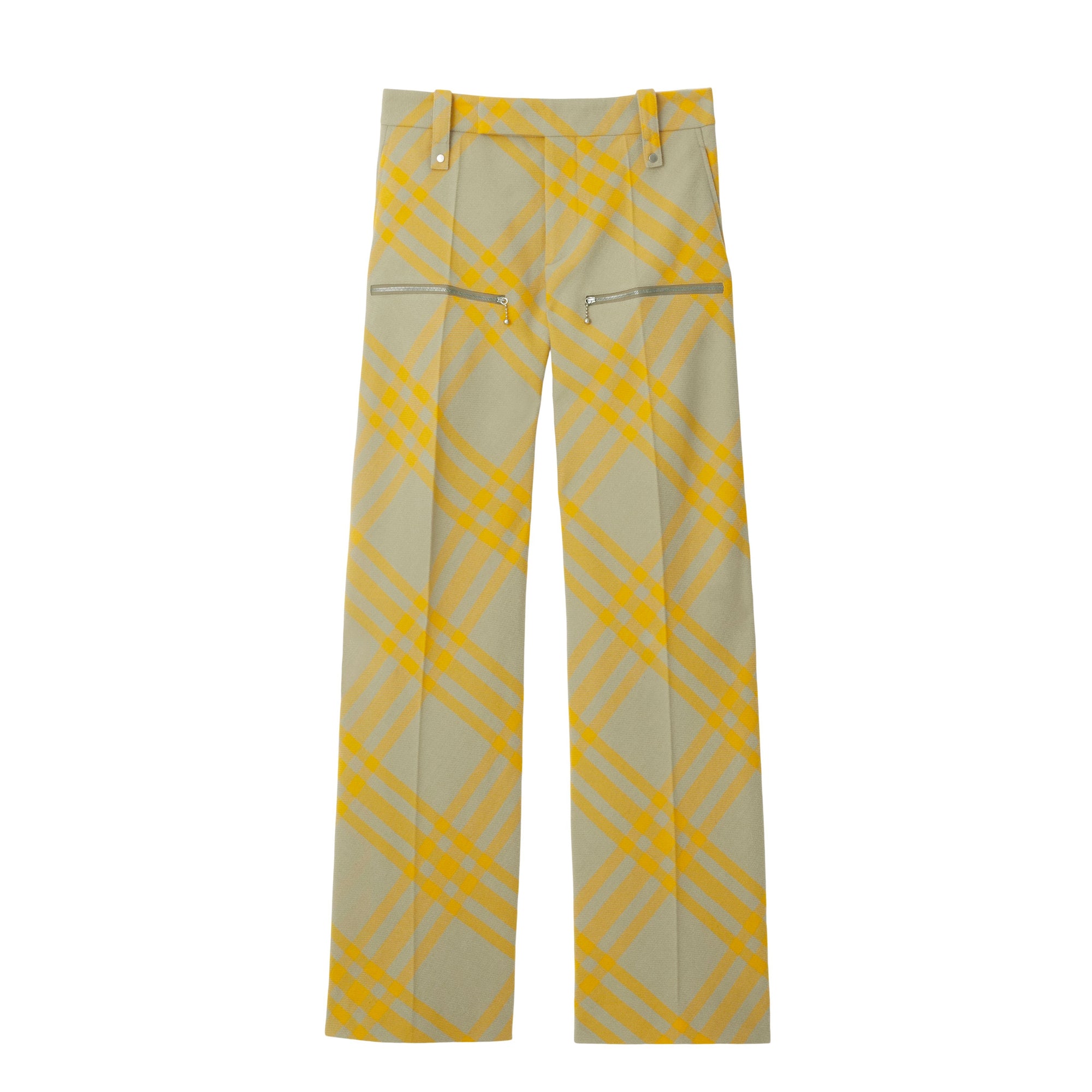 13 qty Pantalon en laine à motif check - Hunter Check