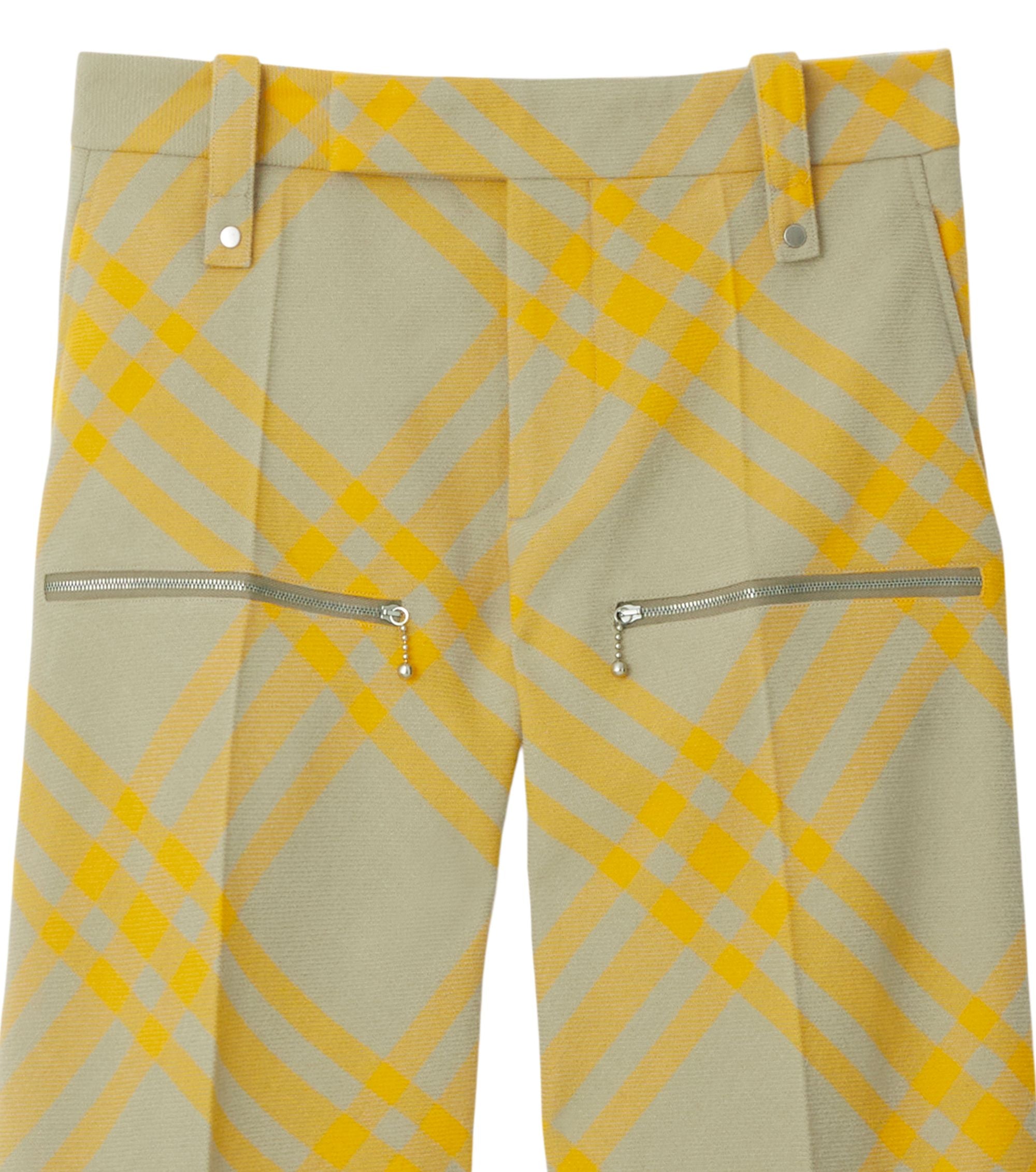 13 qty Pantalon en laine à motif check - Hunter Check