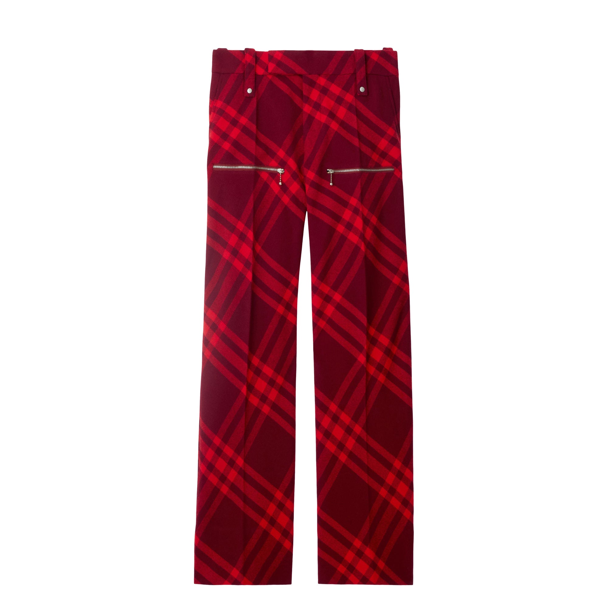 3 qty Pantalon en laine à motif check - Rple Check