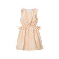 43 qty Robe en coton à motif check - Pastel Peach Check