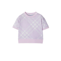 41 qty T-shirt en coton à motif check - Pastel Lilac Check