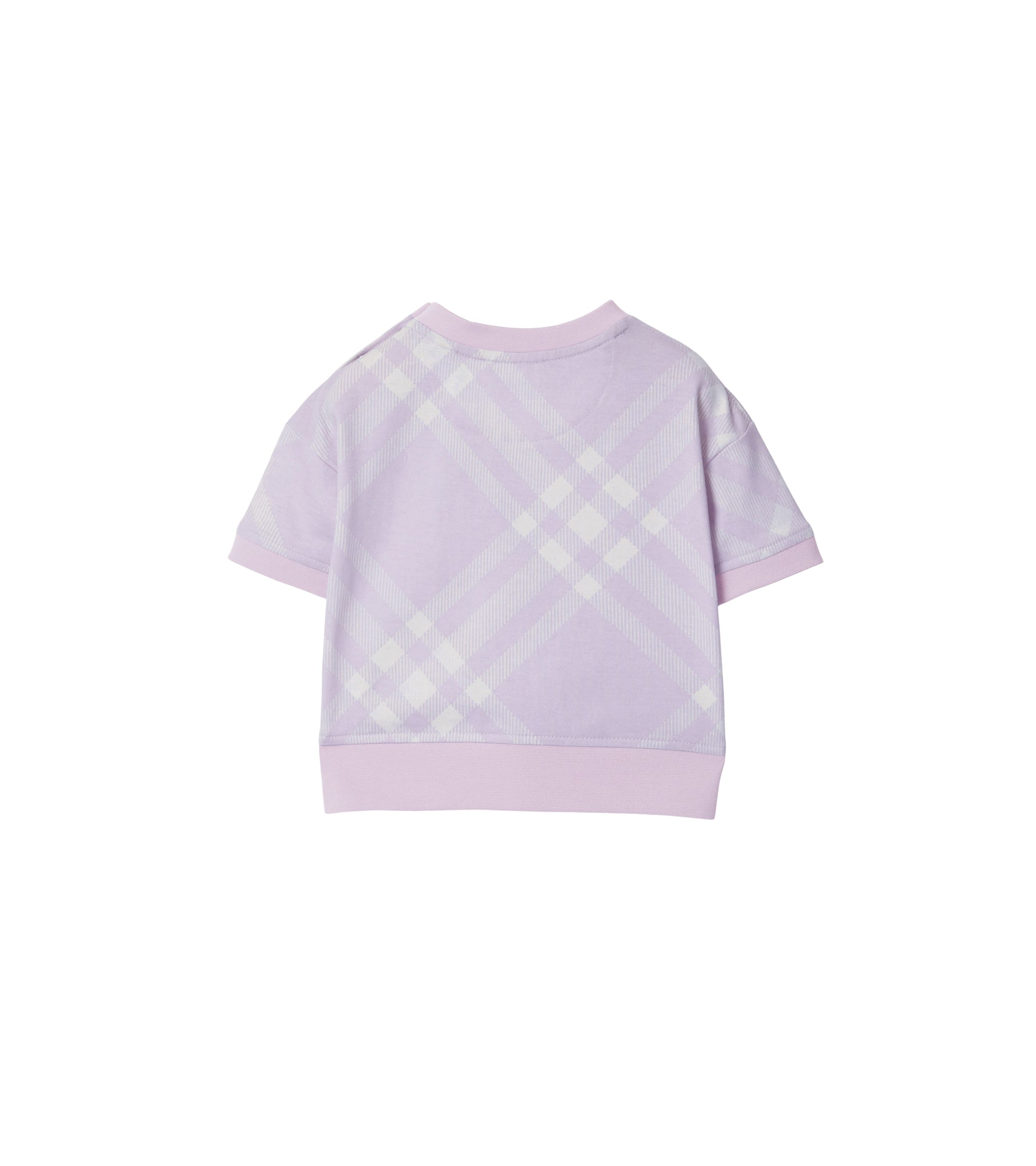 41 qty T-shirt en coton à motif check - Pastel Lilac Check