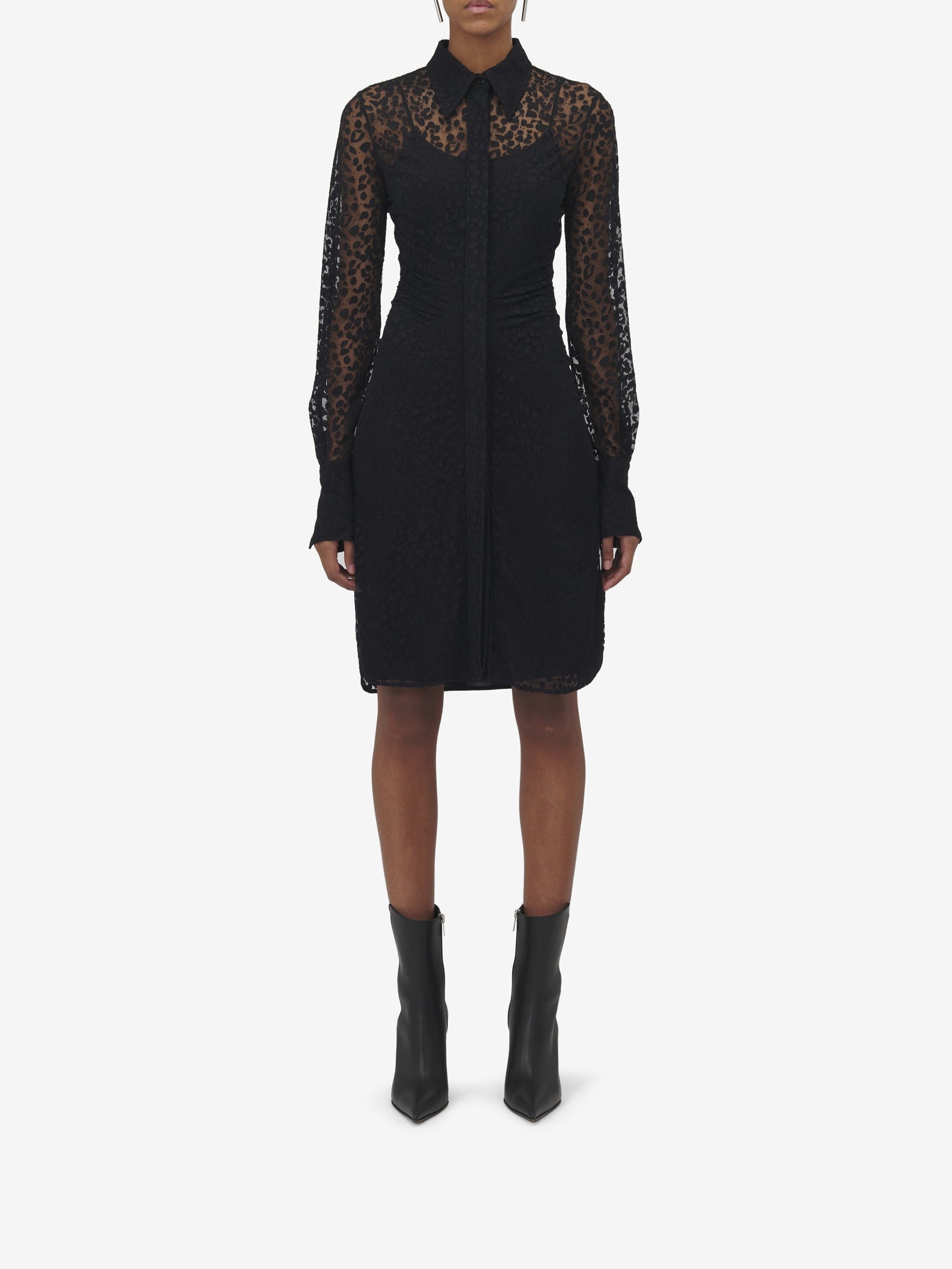 Robe à manches longues - Black