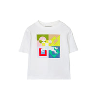 49 qty T-shirt en coton à motif cavalier - White