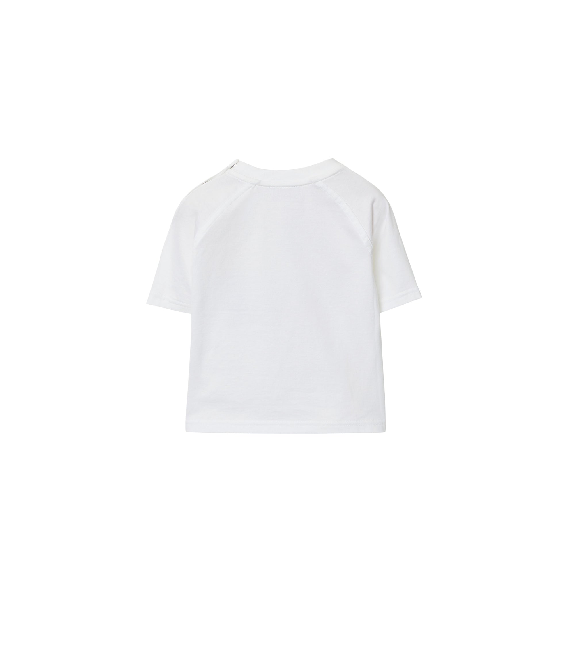 49 qty T-shirt en coton à motif cavalier - White