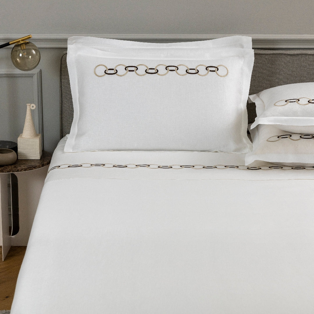 LINKS EMBROIDERY PURE LINENS