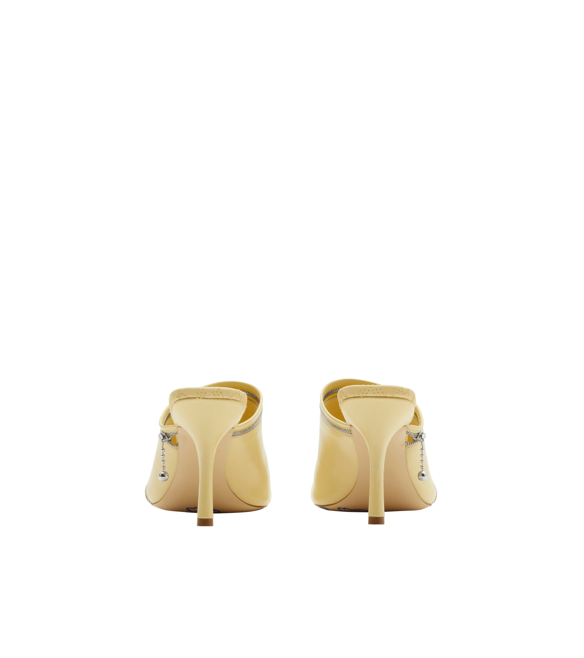 128 qty Sandales Peep en cuir - Daffodil