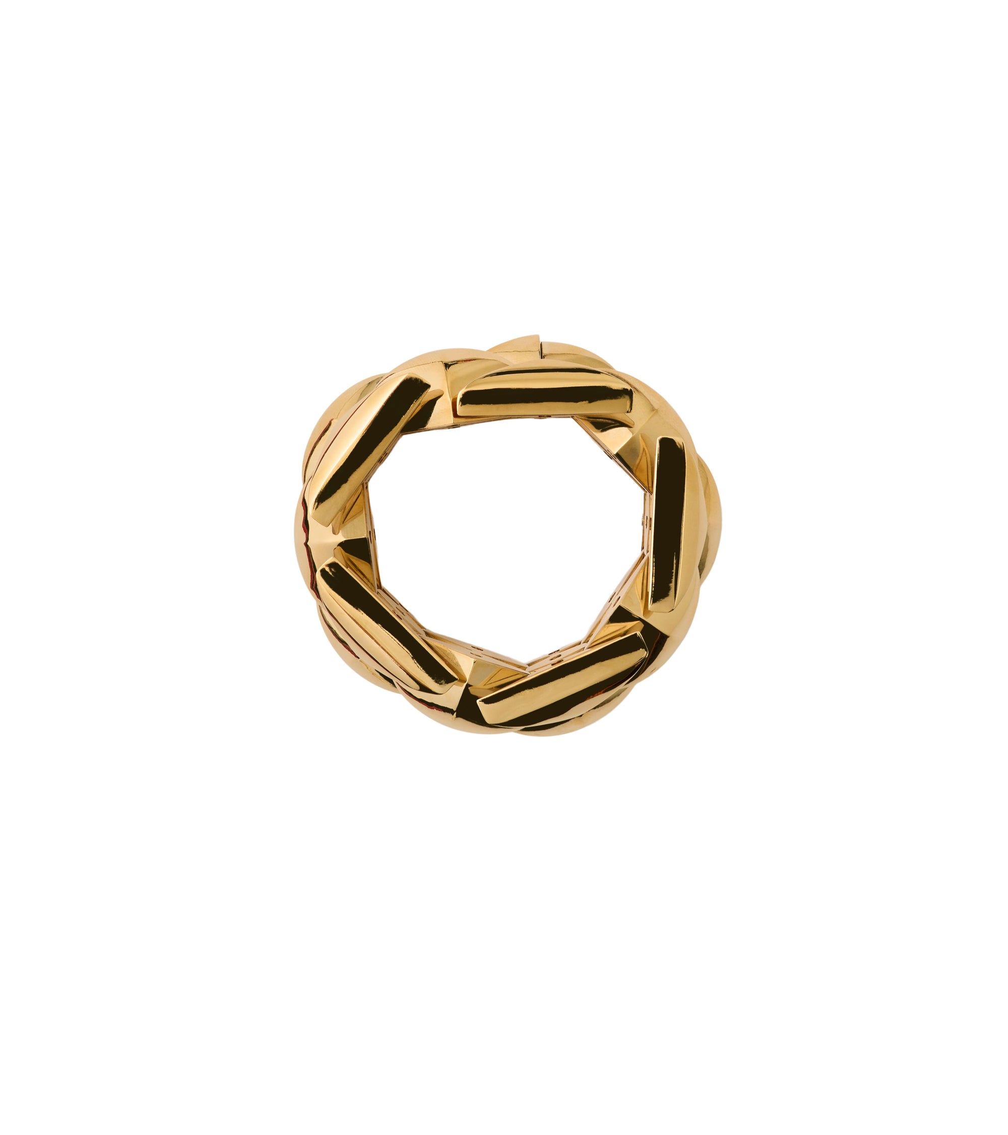 9 qty Manchette large Hollow flexible - Gold