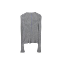 71 qty Cardigan en cachemire - Light Grey Melange