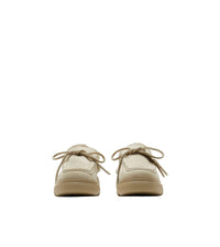 3 qty Mules Stony en cuir velours et shearling - Clay