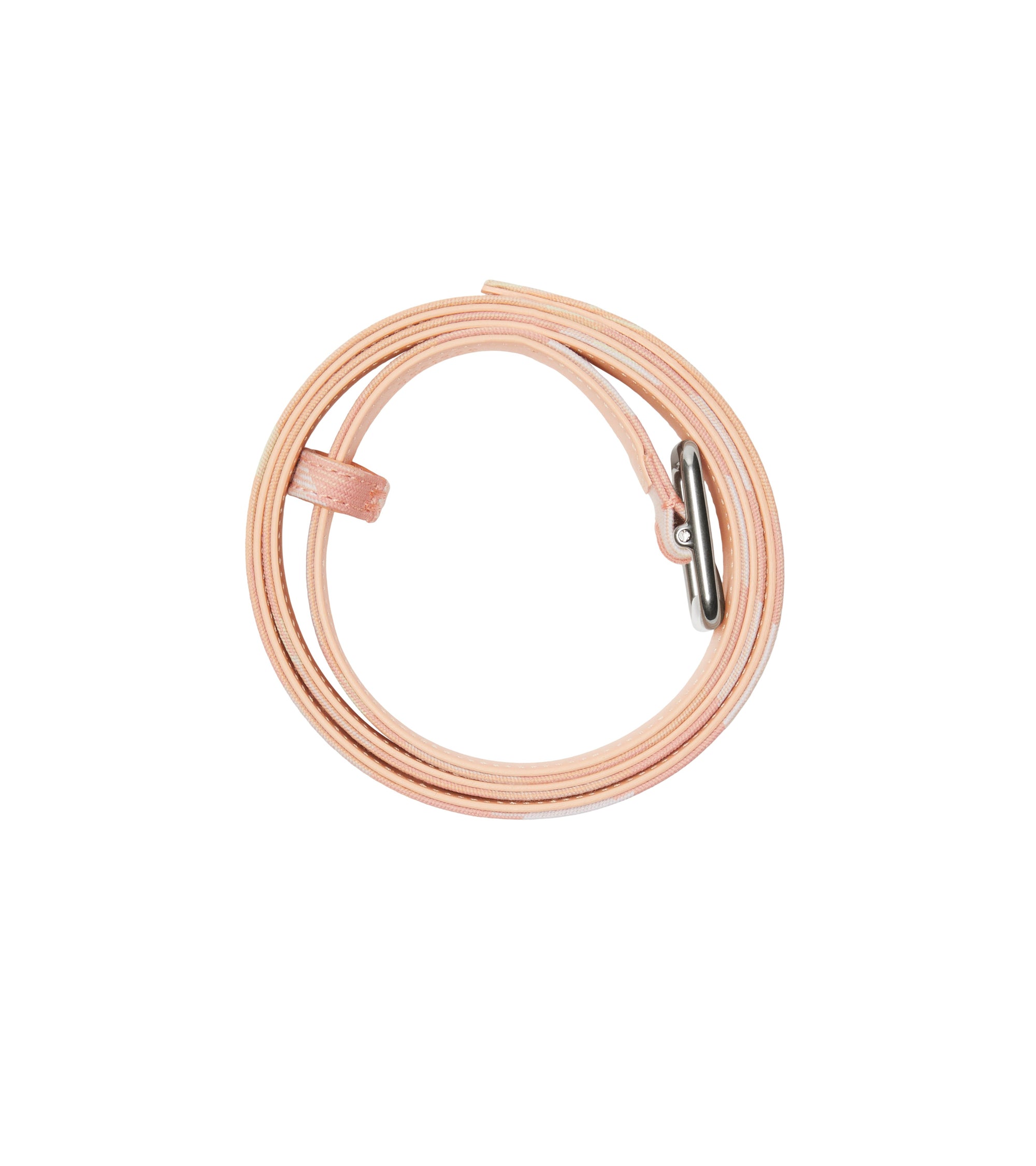 29 qty Ceinture B Buckle à motif check - Peach