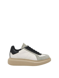 Sneakers avec logo en cuir - Black