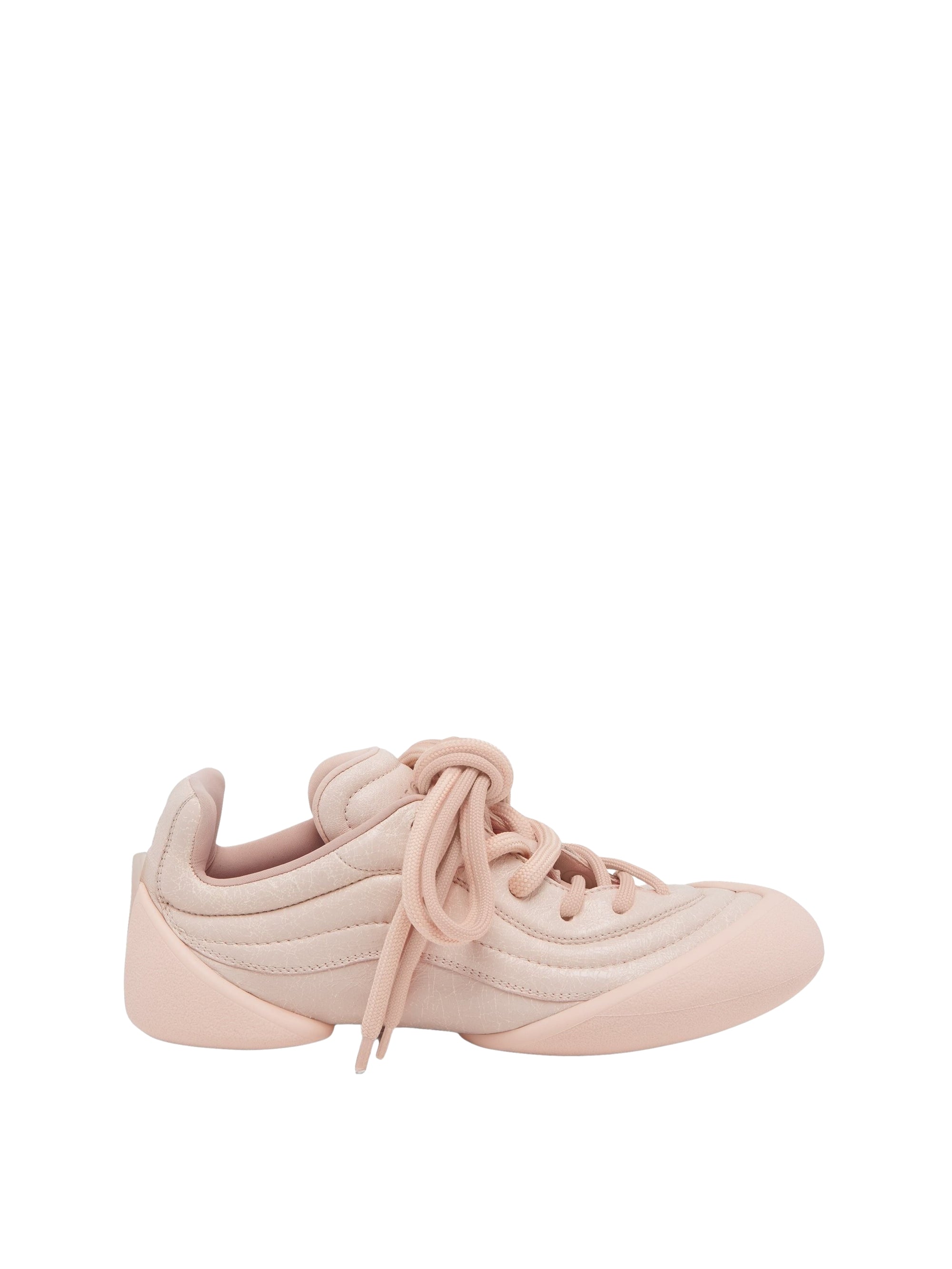 Sneakers à lacets en cuir - Pinkish