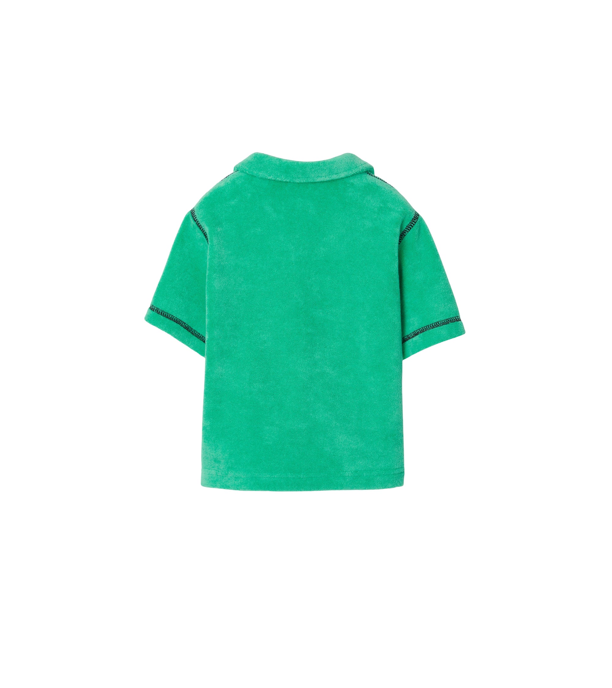 12 qty Polo en coton éponge mélangé - Bright Jade