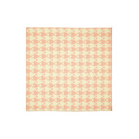 10 qty Foulard en soie pied-de-poule - Blush & Sherbet