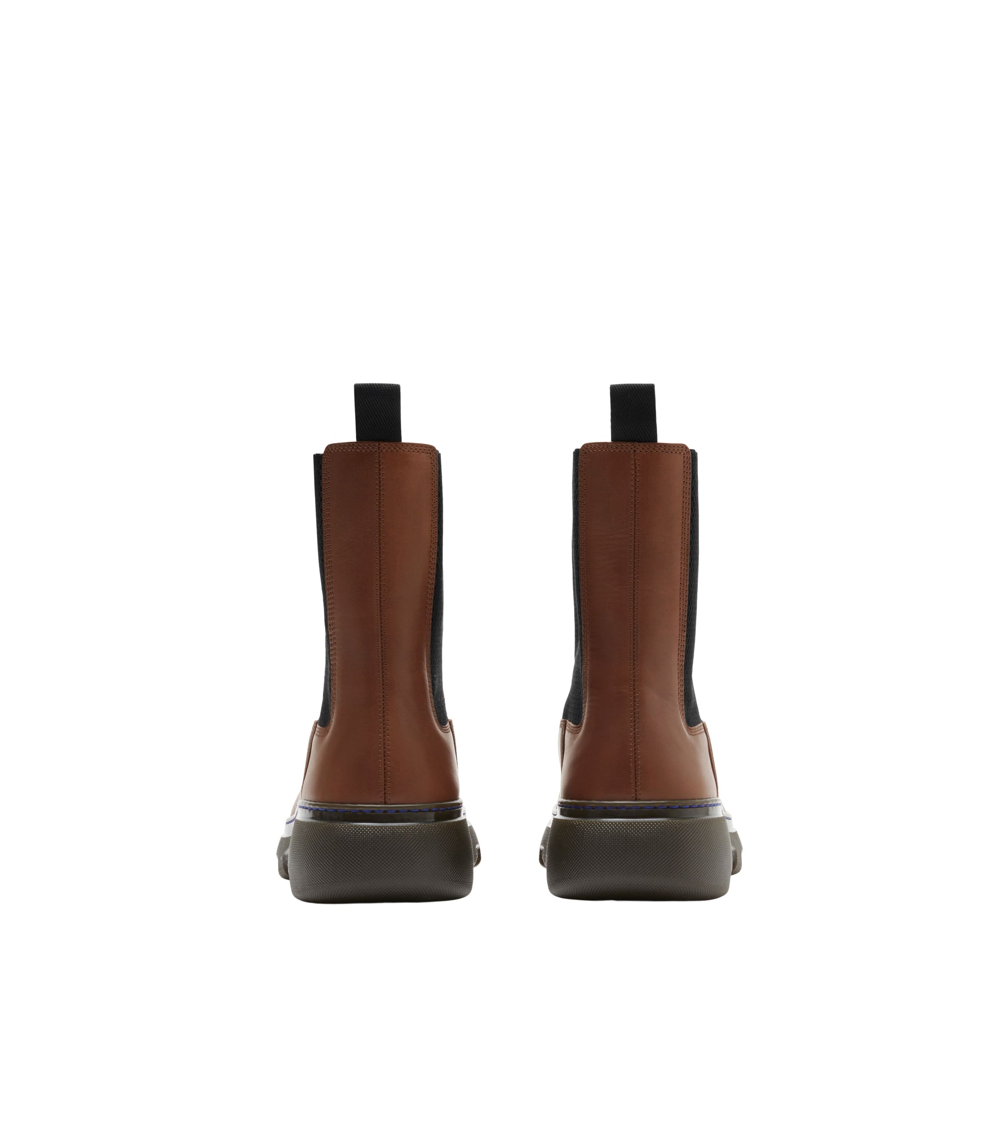 20 qty Bottines Chelsea Creeper en cuir - Walnut