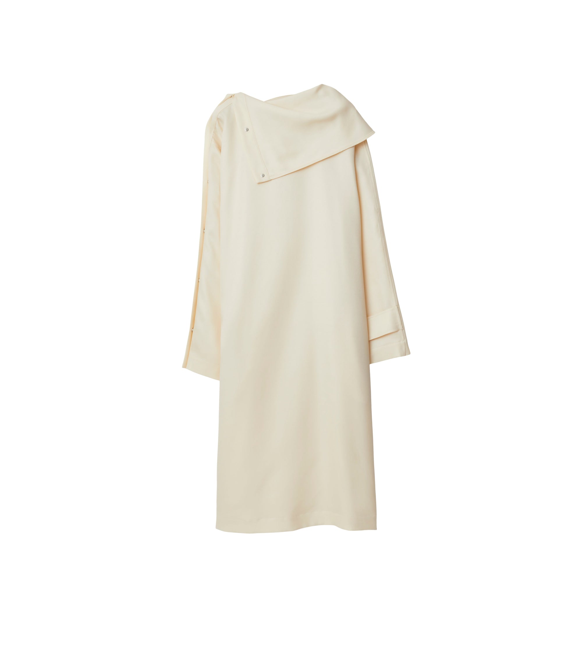 8 qty Robe en laine et soie - Cream