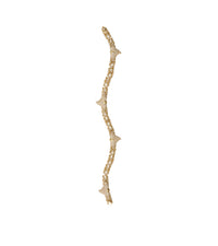 2 qty Bracelet Thorn à clip - Gold & Clear