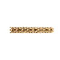 2 qty Petite manchette Hollow flexible - Gold