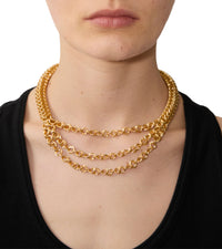 2 qty Collier à maillons - Gold