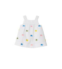 33 qty Robe et bloomer en coton à motif cavalier - Multicolor Pattern