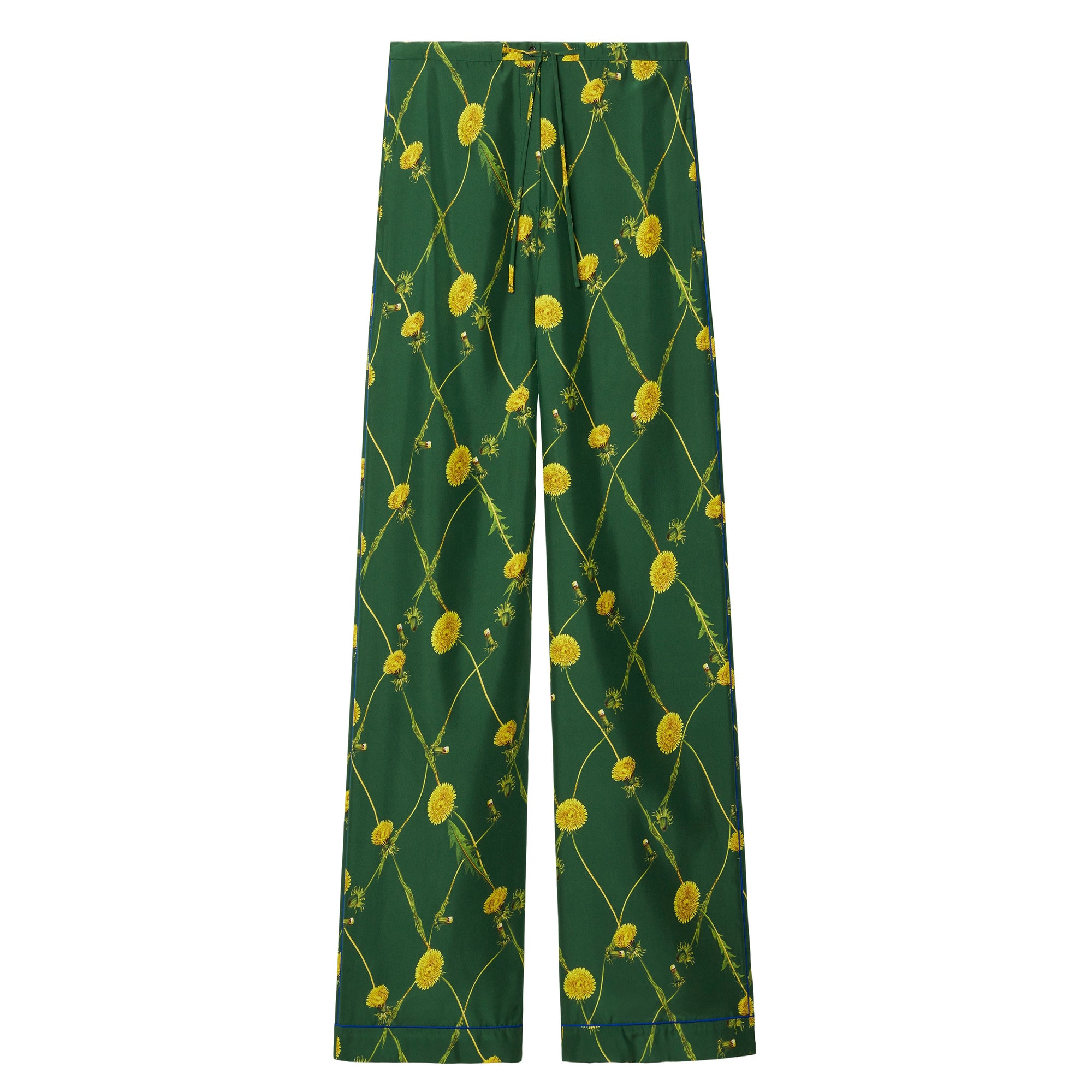 1 qty Pantalon pyjama en soie à imprimé pissenlits - Ivy