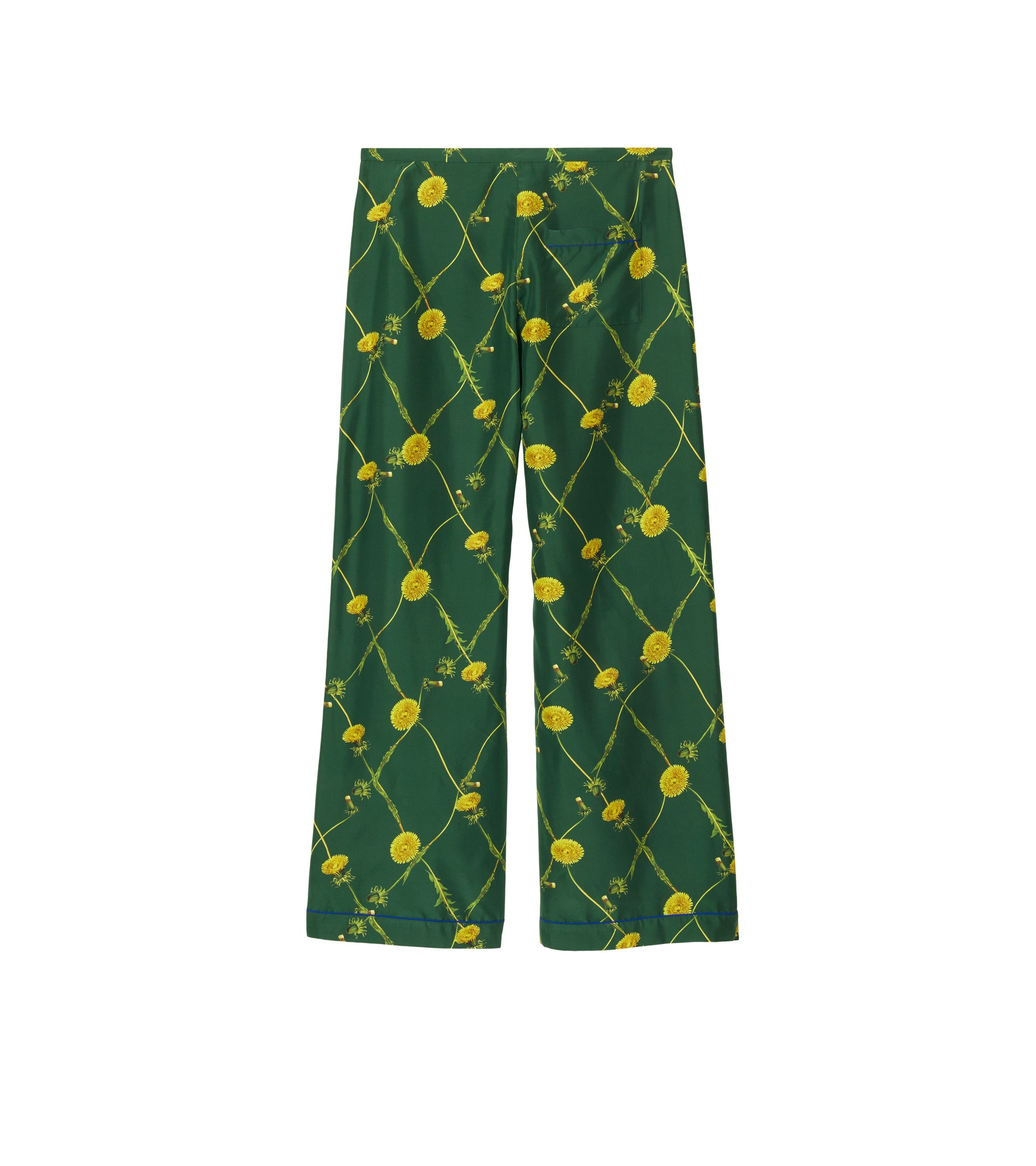 1 qty Pantalon pyjama en soie à imprimé pissenlits - Ivy