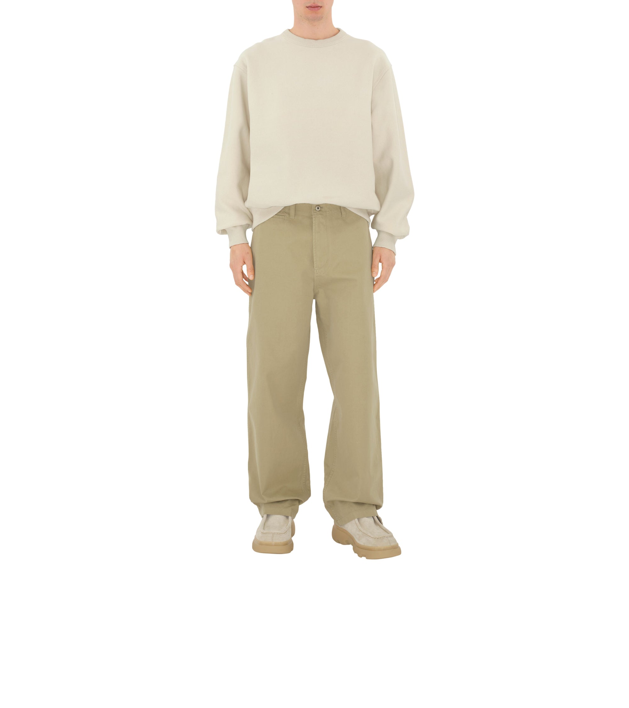 73 qty Pantalon chino en coton - Hunter