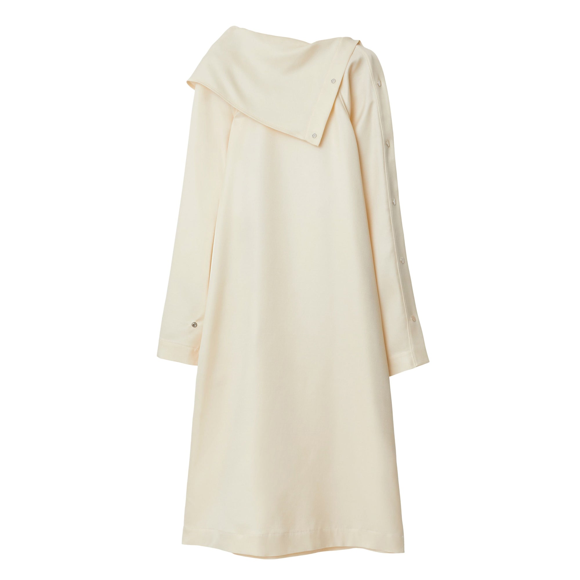 10 qty Robe en laine et soie - Cream