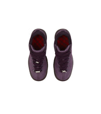 3 qty Bottines de randonnée en cuir - Aubergine