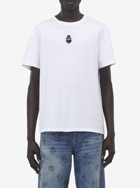 T-shirt à col rond - White Black