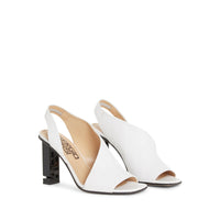 Sergio Super Heel 90 sandals - Bianco