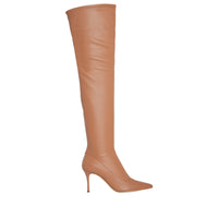 Cuissardes Matrix Stretch 90 en cuir - Tan