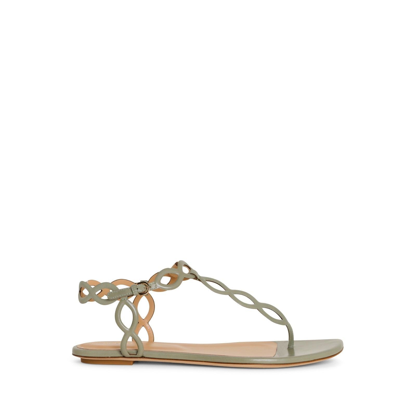 195€   Sandales plates Suede Mermaid en cuir - Ninfea